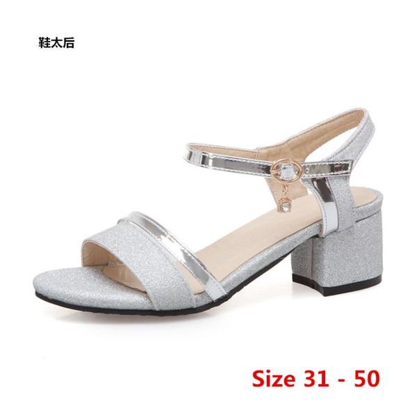 dress shoes summer gladiator sandals women high heels open toe pumps sandal lady ankle strap pump small big size 31 - 50, Black
dress shoes summer gladiator sandals women high heels open toe pumps sandal lady ankle strap pump small big size 31 - 50, Black