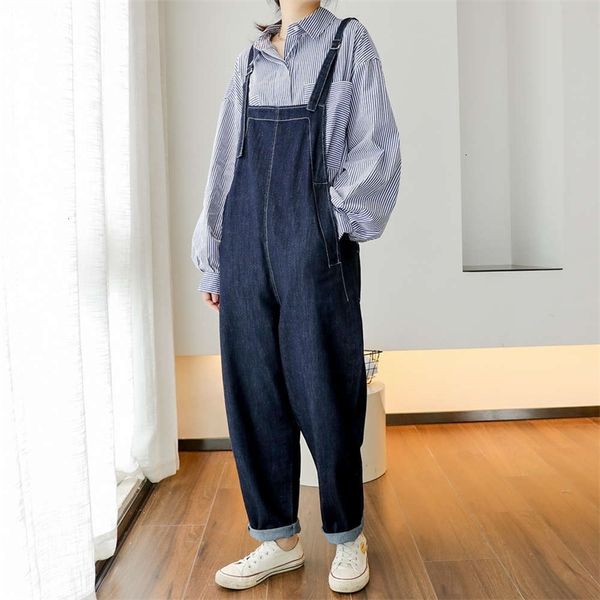 women's jeans 6t010820 strap pants autumn loose korean student high waist denim capris wide leg one piece jgr4, Blue
women's jeans 6t010820 strap pants autumn loose korean student high waist denim capris wide leg one piece jgr4, Blue