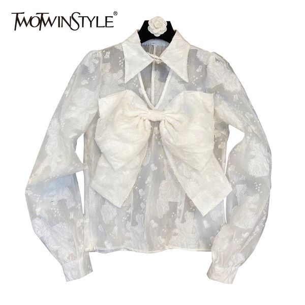 hollow out patchwork bow shirt for women lapel long sleeve sweet white blouse female fashion new clothing spring 210428
hollow out patchwork bow shirt for women lapel long sleeve sweet white blouse female fashion new clothing spring 210428