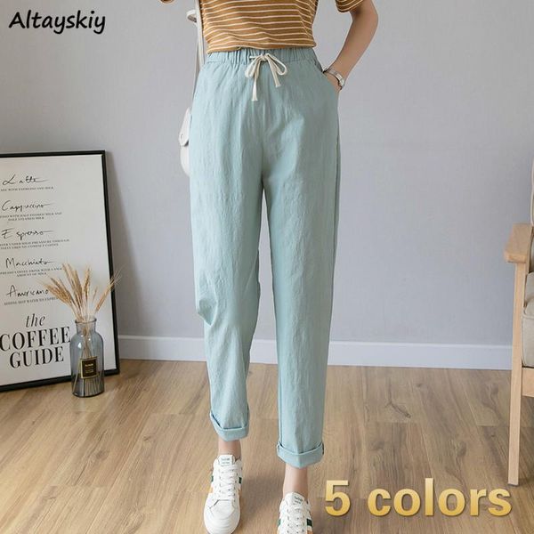 women's pants & capris women solid ankle-length elastic waist pockets simple korean chic fashion students casual vintage daily womens l, Black;white
women's pants & capris women solid ankle-length elastic waist pockets simple korean chic fashion students casual vintage daily womens l, Black;white