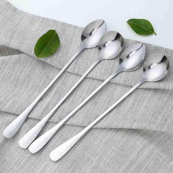 spoons korean style stainless steel spoon long handle coffee dessert stirring teaspoons kitchen home tool @ls1
spoons korean style stainless steel spoon long handle coffee dessert stirring teaspoons kitchen home tool @ls1