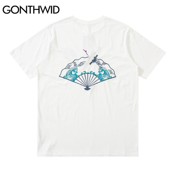 tee shirt harajuku embroidery crane sea wave hand fan tshirts streetwear japanese style short sleeve casual cotton 210602, White;black
tee shirt harajuku embroidery crane sea wave hand fan tshirts streetwear japanese style short sleeve casual cotton 210602, White;black