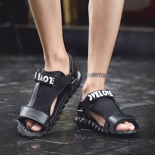 ins fashion beach sandals men summer shoes men holiday sandals flat non-slip male sandal black a1168
ins fashion beach sandals men summer shoes men holiday sandals flat non-slip male sandal black a1168