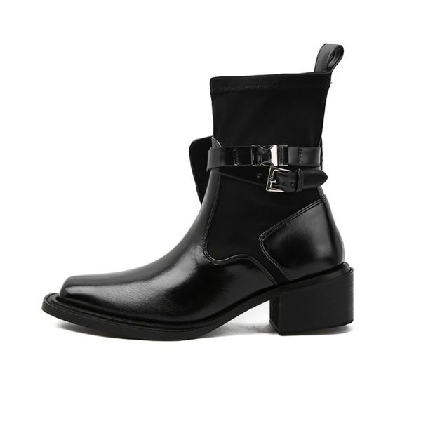 New Women Ankle Boots Real Leather Square Toe Ladies Shoes Fashion Cool Party Short Boots Women Footwear Size 35-39, Black
New Women Ankle Boots Real Leather Square Toe Ladies Shoes Fashion Cool Party Short Boots Women Footwear Size 35-39, Black