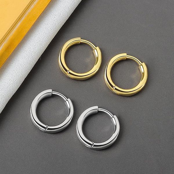 hoop & huggie korean 925 sterling silver piercing round statement earring for women wedding party jewelry eh1457, Golden;silver
hoop & huggie korean 925 sterling silver piercing round statement earring for women wedding party jewelry eh1457, Golden;silver