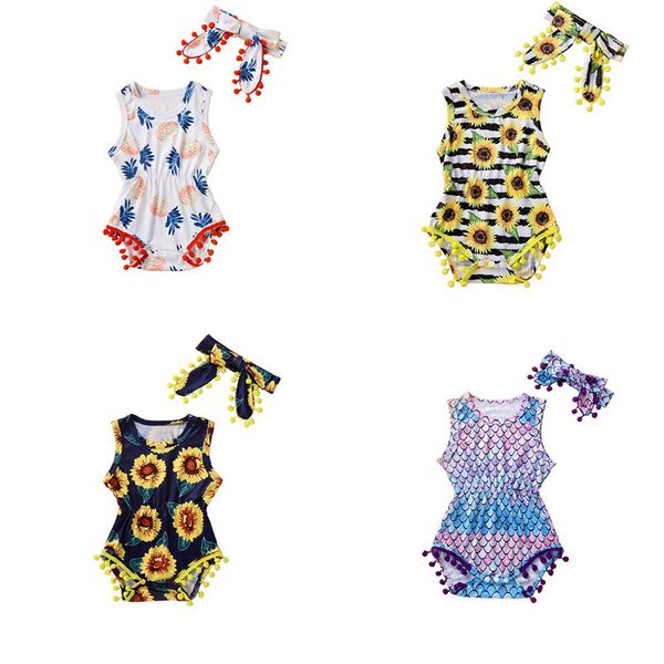baby girl boy romper with tassel rabbit ear headband 2 pcs onesie jumpsuit sleeveless floral pineapple print infant outfit kid clothes summe, Blue
baby girl boy romper with tassel rabbit ear headband 2 pcs onesie jumpsuit sleeveless floral pineapple print infant outfit kid clothes summe, Blue