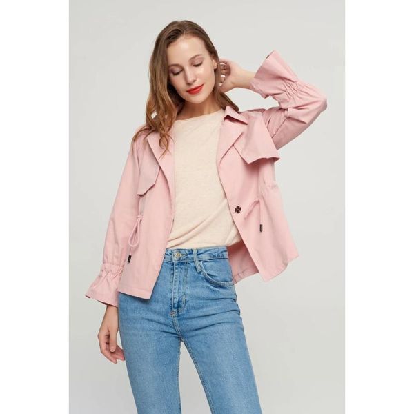 women solid casual jacket 2021 fashion ladies puff sleeve turn down collage pockets jackets chic female streetwear women's, Black;brown
women solid casual jacket 2021 fashion ladies puff sleeve turn down collage pockets jackets chic female streetwear women's, Black;brown