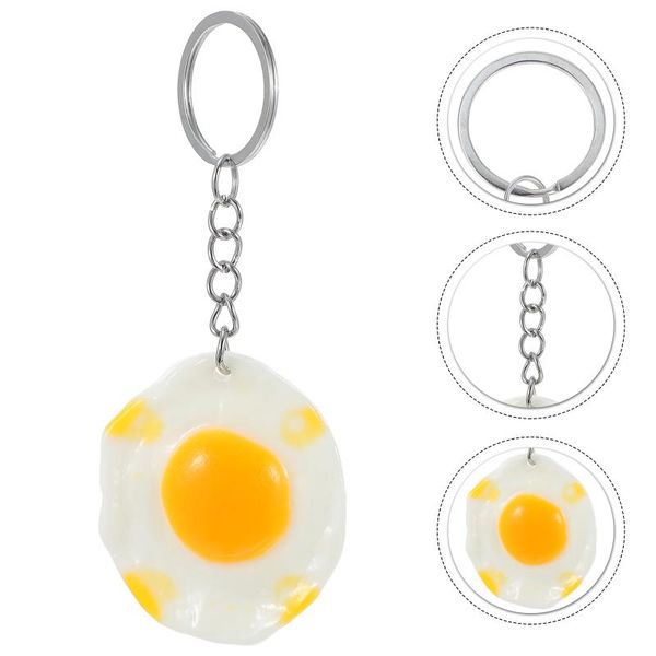 keychains 10pcs poached egg shaped pendants diy bag pendant food simulated key holder, Silver
keychains 10pcs poached egg shaped pendants diy bag pendant food simulated key holder, Silver