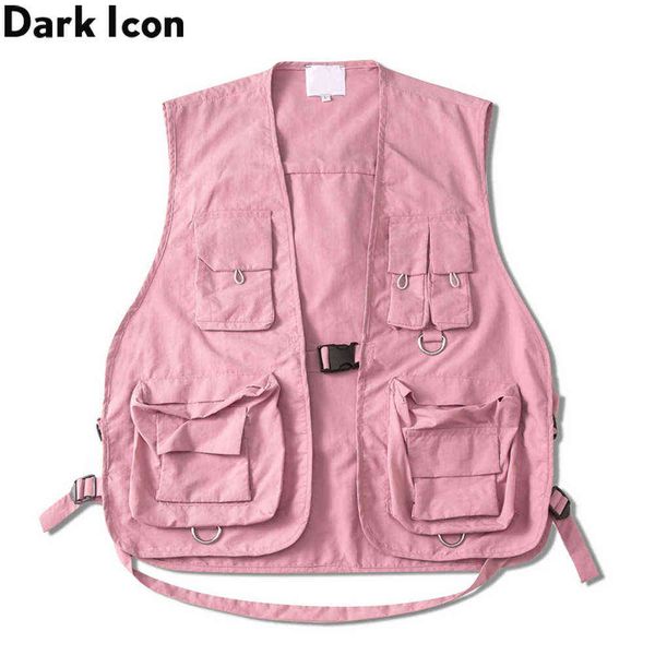 military multiple pockets cargo vest hip hop men dad core sleeveless jacket gilet men's streetwear 210603, Black;white
military multiple pockets cargo vest hip hop men dad core sleeveless jacket gilet men's streetwear 210603, Black;white