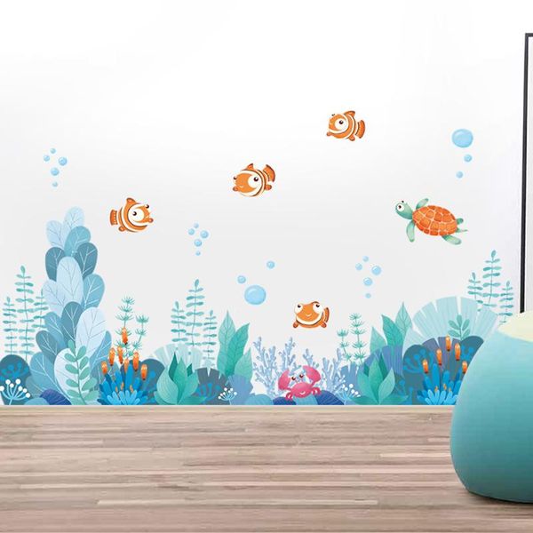 wall stickers cartoon ocean world for bathroom kids baby room nursery removable eco-friendly decals diy home decor
wall stickers cartoon ocean world for bathroom kids baby room nursery removable eco-friendly decals diy home decor