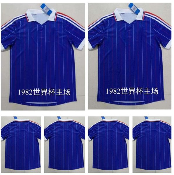 1998 retro version france soccer jersey 1982 world cup zidane henry maillot de foot soccer shirt home trezeguet football uniform, Black;yellow
1998 retro version france soccer jersey 1982 world cup zidane henry maillot de foot soccer shirt home trezeguet football uniform, Black;yellow
