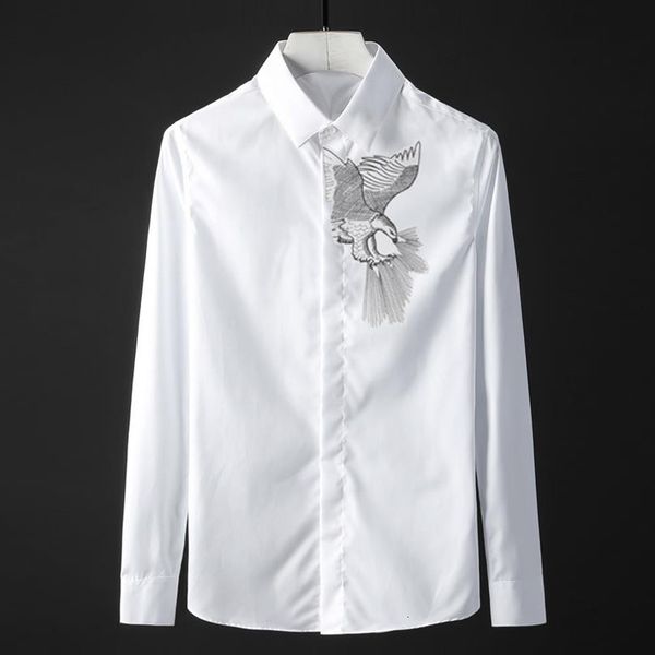 shirt shirt brand business men shirt eagle embroidery turn-down collar slim casual shirts cotton camisas masculina, White;black
shirt shirt brand business men shirt eagle embroidery turn-down collar slim casual shirts cotton camisas masculina, White;black