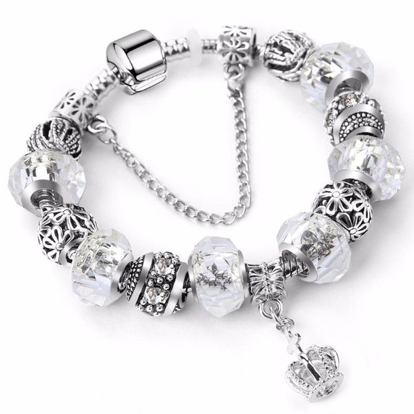 link, chain 2021 european antique pink rhinestone charms handmade bracelet fit pa bracelets & bangles for women, Black
link, chain 2021 european antique pink rhinestone charms handmade bracelet fit pa bracelets & bangles for women, Black