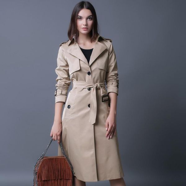 women's trench coats boollili british style coat female tunique longue windbreaker para as mulheres plus size, Tan;black
women's trench coats boollili british style coat female tunique longue windbreaker para as mulheres plus size, Tan;black