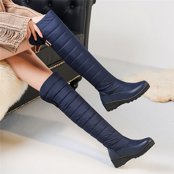 the most size 35-44 fashionable snow keep warm winter toe round foot boots high women's shoes, Black
the most size 35-44 fashionable snow keep warm winter toe round foot boots high women's shoes, Black