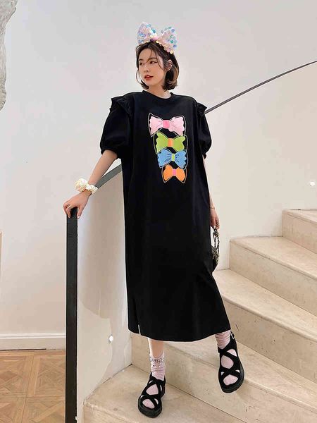 female summer dress 2021 casual oversized long taillight shirt around neck sweater short sleeve dresses printed, Black;gray
female summer dress 2021 casual oversized long taillight shirt around neck sweater short sleeve dresses printed, Black;gray