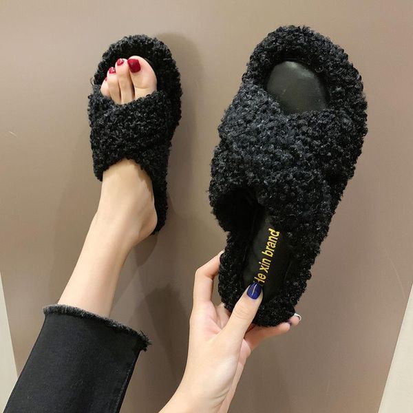 women girls cute cotton short plush flat slippers casual shoes portable indoor outdoor home guest fabric, Black
women girls cute cotton short plush flat slippers casual shoes portable indoor outdoor home guest fabric, Black