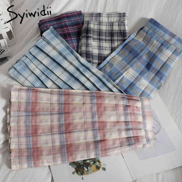 syiwidii high waist pink purple plaid mini skirts women zipper a-line casual summer clothing korean fashion new pleated 210417, Black
syiwidii high waist pink purple plaid mini skirts women zipper a-line casual summer clothing korean fashion new pleated 210417, Black