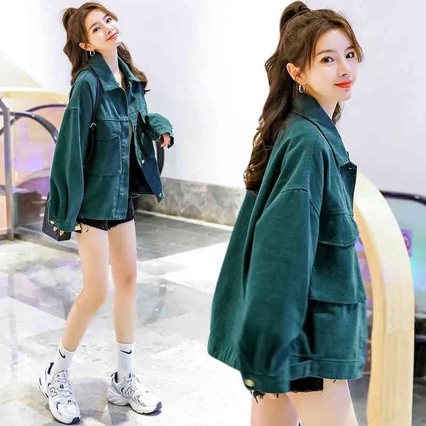 women's jackets big-pocket jean jacket, loose jacket with long sleeve casual boyfriend style, spring l424, Black;brown
women's jackets big-pocket jean jacket, loose jacket with long sleeve casual boyfriend style, spring l424, Black;brown