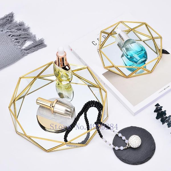 kitchen storage & organization creative golden metal glass retro tray mirror box jewelry geometric decoration desktrays decorative
kitchen storage & organization creative golden metal glass retro tray mirror box jewelry geometric decoration desktrays decorative