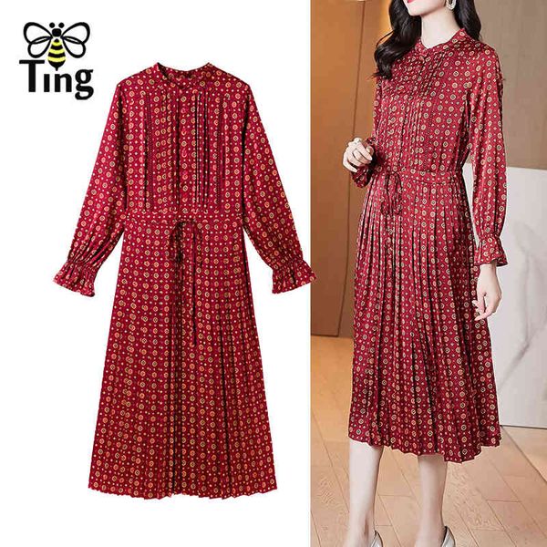 vintage floral print loose drawsting pleated midi dress women casual street fashion office large size retro robes 210513, Black;gray
vintage floral print loose drawsting pleated midi dress women casual street fashion office large size retro robes 210513, Black;gray