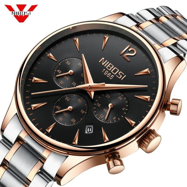 wristwatches nibosi watch men sport watches waterproof quartz male clock military wrist relogio masculino zegarek meski, Slivery;brown
wristwatches nibosi watch men sport watches waterproof quartz male clock military wrist relogio masculino zegarek meski, Slivery;brown