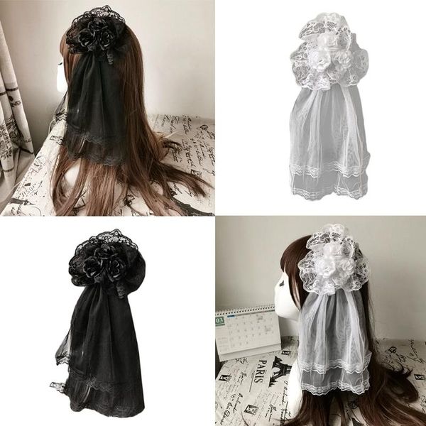other event & party supplies lolita gothic headdress lace veil headwear rose side clip barrette halloween cosplay accessories headpiece
other event & party supplies lolita gothic headdress lace veil headwear rose side clip barrette halloween cosplay accessories headpiece