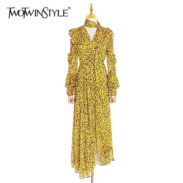 leopard female dresses for women off shoulder flare sleeve asymmetric hem backless ruffles dress vintage 210520, Black;gray
leopard female dresses for women off shoulder flare sleeve asymmetric hem backless ruffles dress vintage 210520, Black;gray
