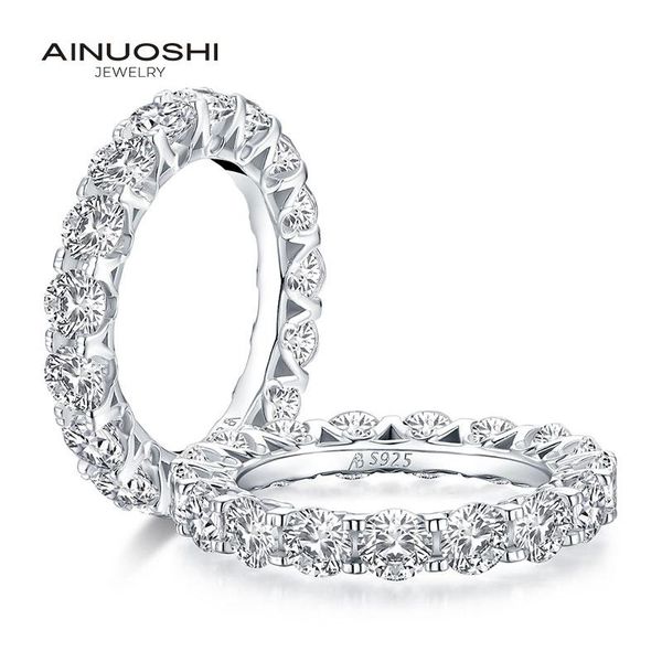 cluster rings ainuoshi 925 sterling silver 4mm round cut full eternity ring for women sona simulated diamond engagement wedding band, Golden;silver
cluster rings ainuoshi 925 sterling silver 4mm round cut full eternity ring for women sona simulated diamond engagement wedding band, Golden;silver