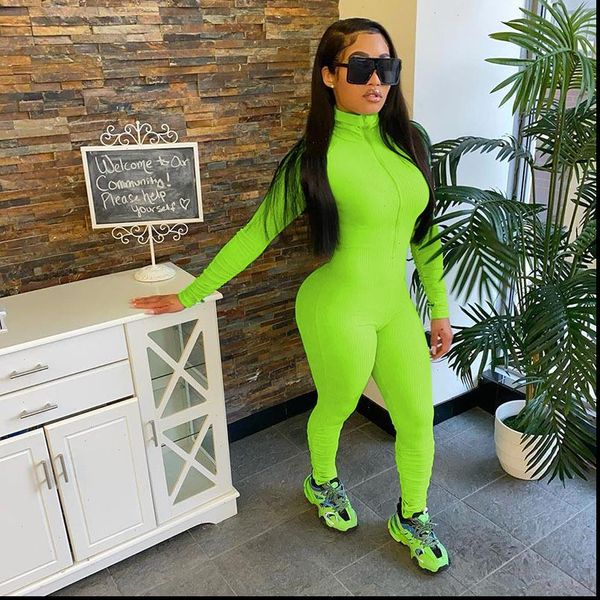 ribbed knitted fitness club womens jumpsuits front zipper v neck fashion long sleeve workout sporty, Black;white
ribbed knitted fitness club womens jumpsuits front zipper v neck fashion long sleeve workout sporty, Black;white