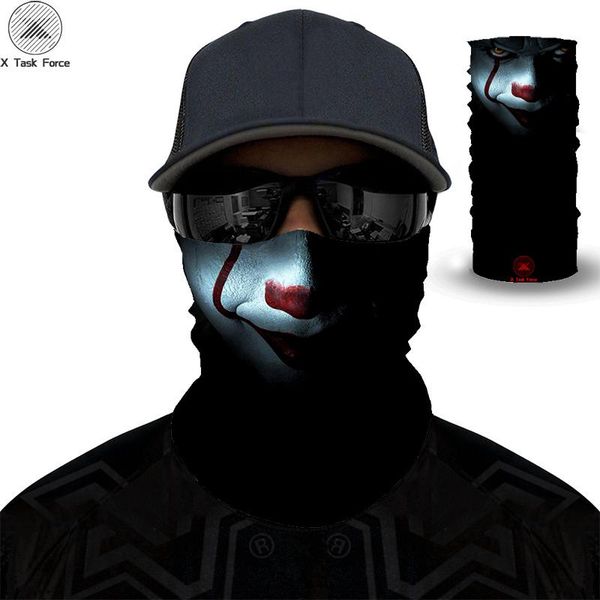 scarves movie clown seamless balaclava halloween magic scarf anime skull headwear sports bandanas men cycling funny 3d neck gaiter, Blue;gray
scarves movie clown seamless balaclava halloween magic scarf anime skull headwear sports bandanas men cycling funny 3d neck gaiter, Blue;gray