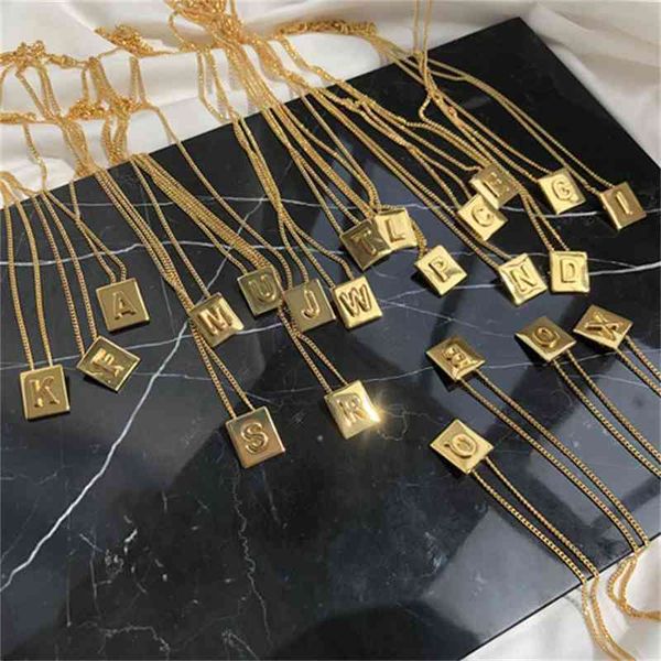 70% off light luxury gold-plated letter necklace female ins wind english square pendant clavicle chain, Golden;silver
70% off light luxury gold-plated letter necklace female ins wind english square pendant clavicle chain, Golden;silver