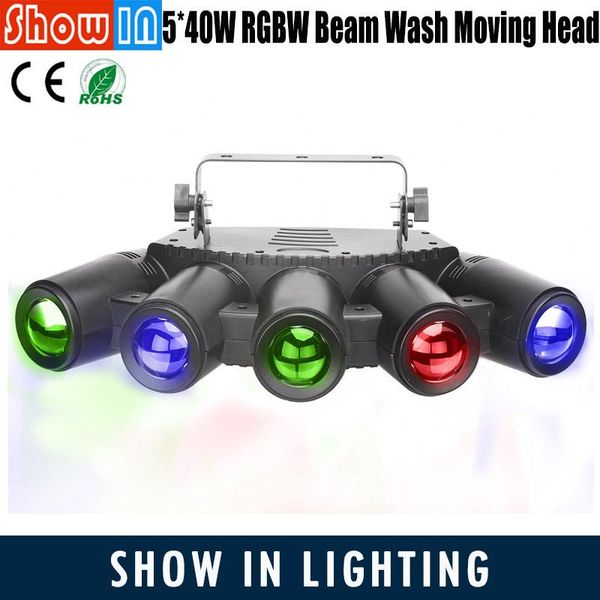 effects 2021 5*40w rgbw 4in1 beam wash led moving head light proyector navidad dmx dj disco party stage lighting projector
effects 2021 5*40w rgbw 4in1 beam wash led moving head light proyector navidad dmx dj disco party stage lighting projector