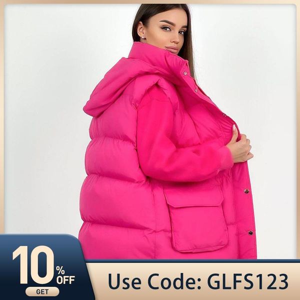 women's vests winter long hooded cotton vest fashion women solid color sleeveles down jacket 2021 harajuku styl leisure black, Black;white
women's vests winter long hooded cotton vest fashion women solid color sleeveles down jacket 2021 harajuku styl leisure black, Black;white