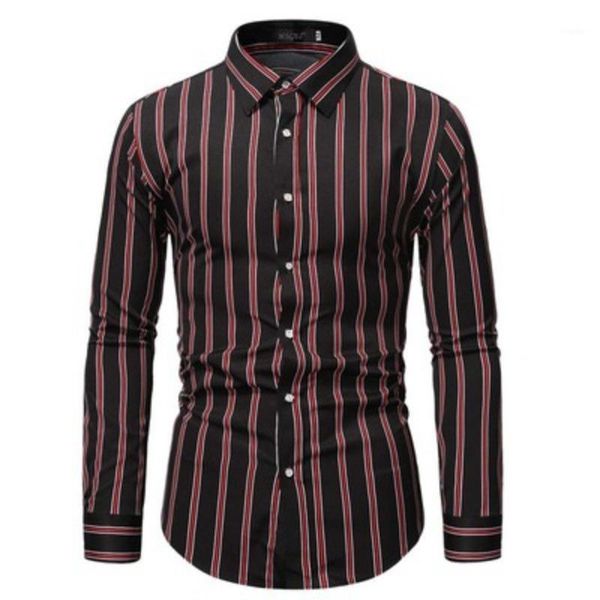 men's casual shirts zogaa shirt men youth business slim long-sleeved striped leisure trendy all-match daily male large size basic chic, White;black
men's casual shirts zogaa shirt men youth business slim long-sleeved striped leisure trendy all-match daily male large size basic chic, White;black
