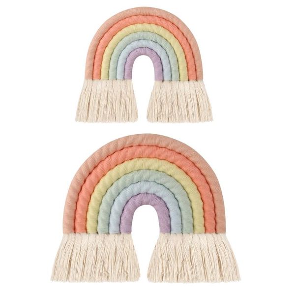 layers macrame rainbow wall decor for bedroom nursery baby kids rooms colorful tapestry rope woven tassel hanging toys decorative objects &
layers macrame rainbow wall decor for bedroom nursery baby kids rooms colorful tapestry rope woven tassel hanging toys decorative objects &