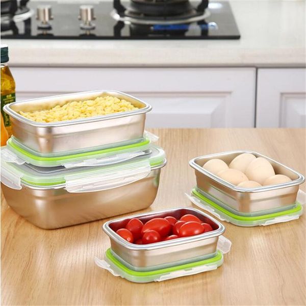 dinnerware sets lunch box stainless steel crisper storage container rectangular student kitchen accessories
dinnerware sets lunch box stainless steel crisper storage container rectangular student kitchen accessories