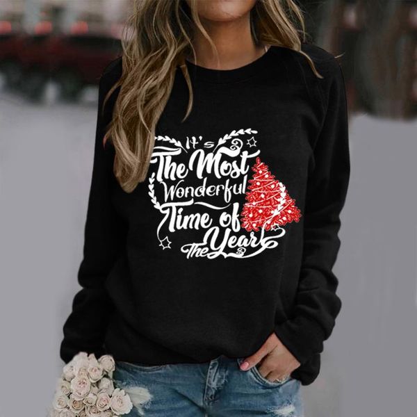 women's hoodies & sweatshirts letters christmas prints sweatshirt full sleeve round neck pullover hip-hop streetwear retro clothes casu, Black
women's hoodies & sweatshirts letters christmas prints sweatshirt full sleeve round neck pullover hip-hop streetwear retro clothes casu, Black
