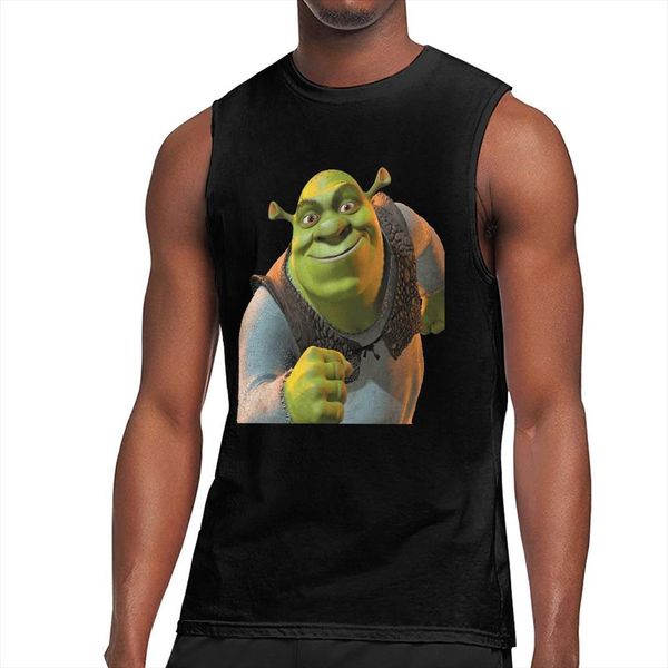 shrek comedy film ready tank breathable men musculation vest shirt workout undershirt casual streetwear, White;black
shrek comedy film ready tank breathable men musculation vest shirt workout undershirt casual streetwear, White;black