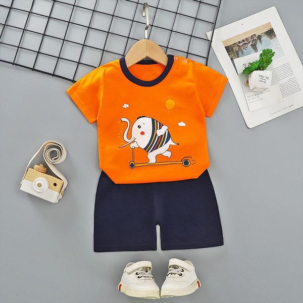 boy girl 6m 6t kids clothes suit cotton short sleeve baby soft toddler girls boys outfits 2pc pants, White 
boy girl 6m 6t kids clothes suit cotton short sleeve baby soft toddler girls boys outfits 2pc pants, White