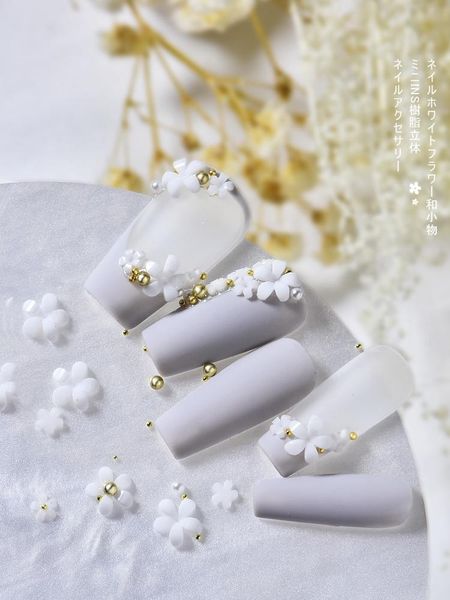 nail glitter 1box manicure white flower small fresh mini five petal mixed decoration 3d japanese accessories, Silver;gold
nail glitter 1box manicure white flower small fresh mini five petal mixed decoration 3d japanese accessories, Silver;gold