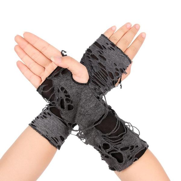 five fingers gloves cosplay party women gothic arm warmer black fingerless hole halloween punk mittens beggar style, Blue;gray
five fingers gloves cosplay party women gothic arm warmer black fingerless hole halloween punk mittens beggar style, Blue;gray
