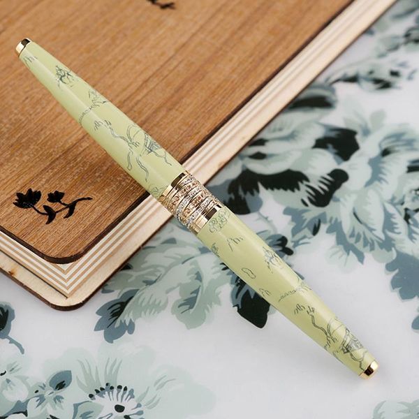 chinese style luxury elegant fountain ink pen for school office supplies writing calligraphy metal cute kawaii pens
chinese style luxury elegant fountain ink pen for school office supplies writing calligraphy metal cute kawaii pens