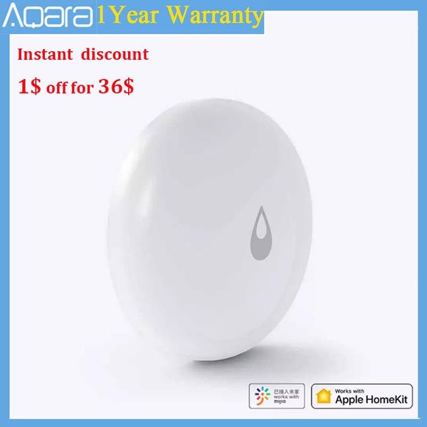 smart home control aqara water immersing sensor flood leak detector for remote alarm security soaking work with mi gateway
smart home control aqara water immersing sensor flood leak detector for remote alarm security soaking work with mi gateway