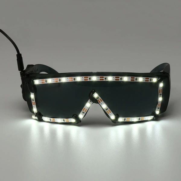 white led glasses light up glow sunglasses eyewear shades nightclub party decor, Black
white led glasses light up glow sunglasses eyewear shades nightclub party decor, Black