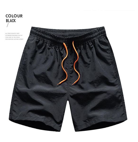 men's shorts summer mens beach casual swimwear beachwear surf trunks breathable waterproof solid elastic waist sweatpants, White;black
men's shorts summer mens beach casual swimwear beachwear surf trunks breathable waterproof solid elastic waist sweatpants, White;black