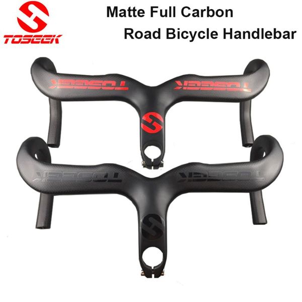 bike handlebars &components toseek black/red t800 matte full carbon fiber integrated road bicycle handlebar handle bent bars with stem 400/4
bike handlebars &components toseek black/red t800 matte full carbon fiber integrated road bicycle handlebar handle bent bars with stem 400/4