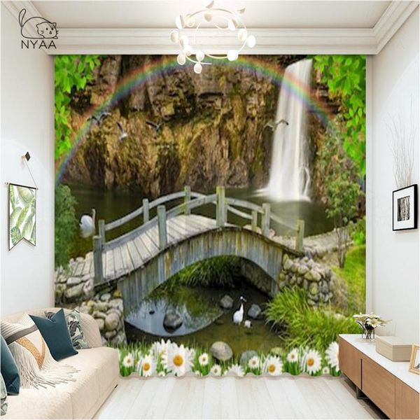 curtain & drapes natural forest landscape 3d printing pattern bedroom living room shading set with hook accessories
curtain & drapes natural forest landscape 3d printing pattern bedroom living room shading set with hook accessories