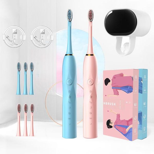 smart electric toothbrush ipx7 couple 6 speed usb rechargeable waterproof automatic toothpaste dispenser household
smart electric toothbrush ipx7 couple 6 speed usb rechargeable waterproof automatic toothpaste dispenser household