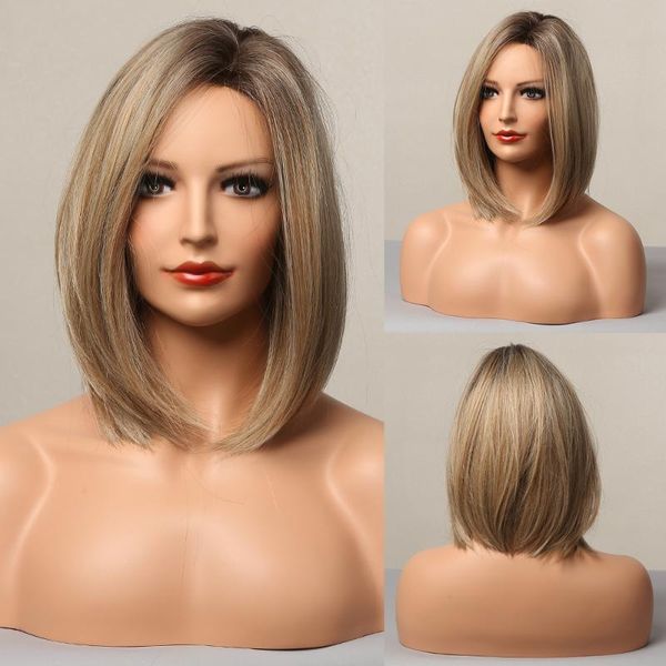 synthetic wigs alan eaton side part medium shoulder straight bob ombre black brown hair wig for women heat resistant fiber
synthetic wigs alan eaton side part medium shoulder straight bob ombre black brown hair wig for women heat resistant fiber